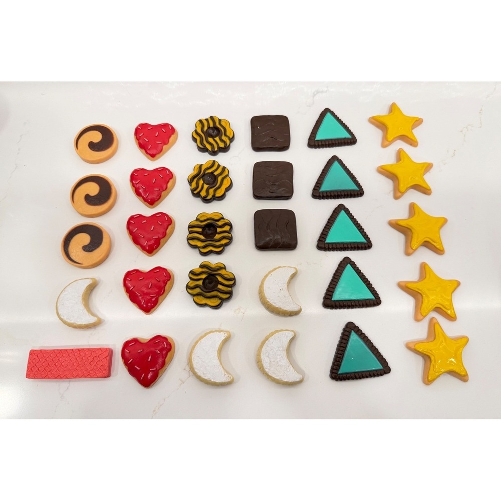 Learning Resources Pretend Play Food Cookies Shapes Set 30 Pieces Toy Kitchen